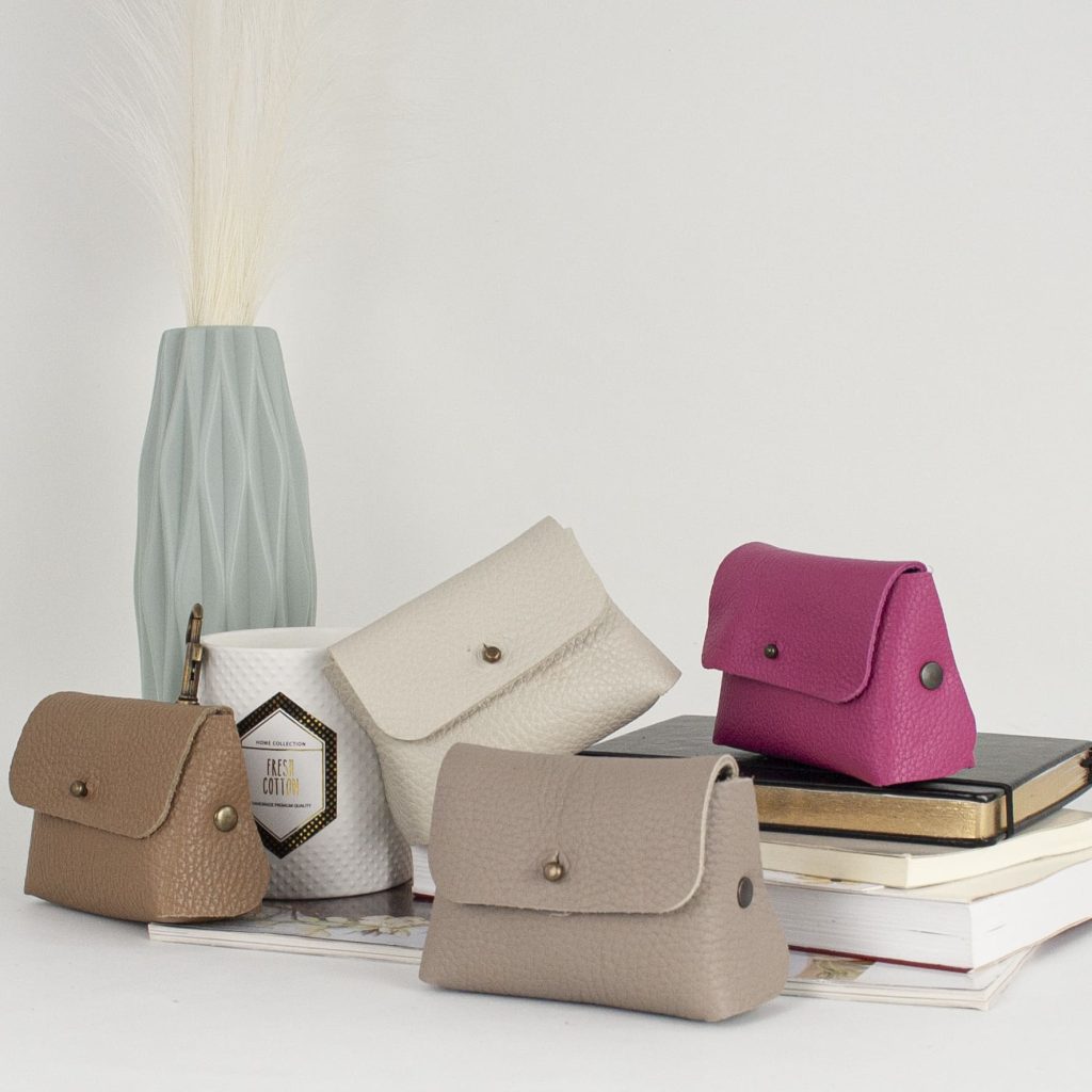 leather wallet - tiny colors