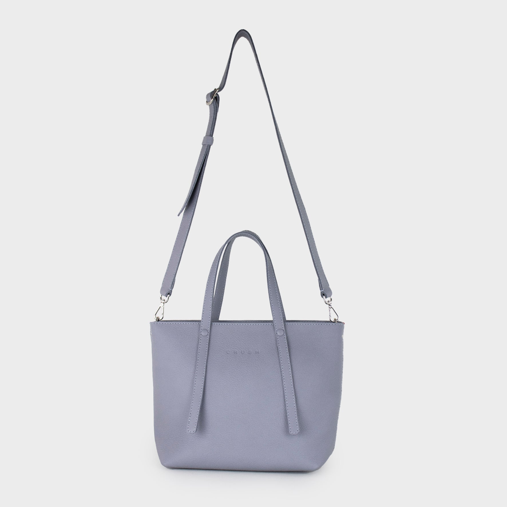 Leather Tote Bag Women Lavander M - Jarana Syna