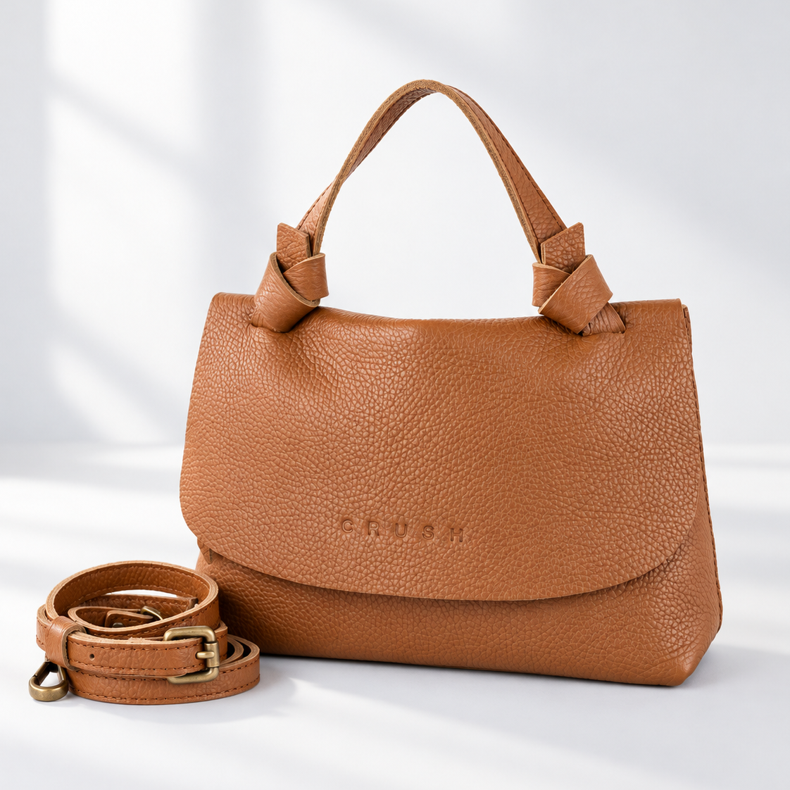 Bolso bandolera de piel - Elna
