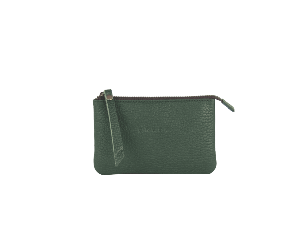 Gina - Soft Leather Wallet Women - Small - Forest