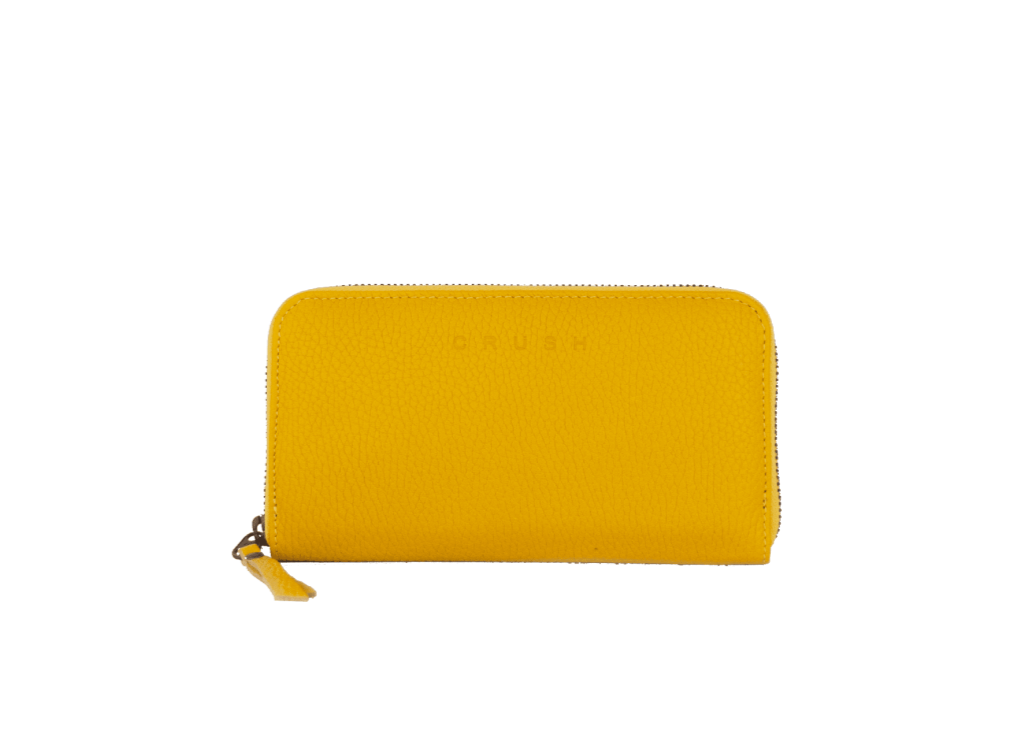 Hope - Full Grain Leather Wallet - Yellow