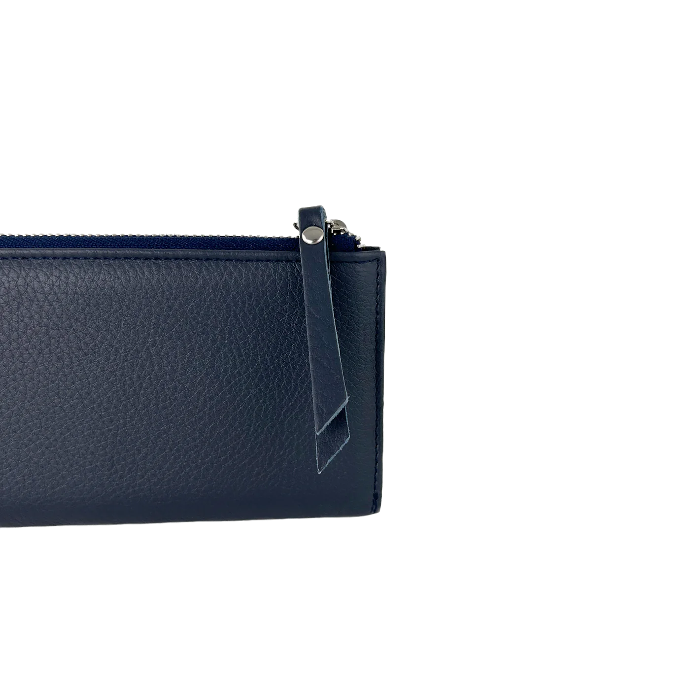 Full Grain Leather Wallet Dark Blue - Asha