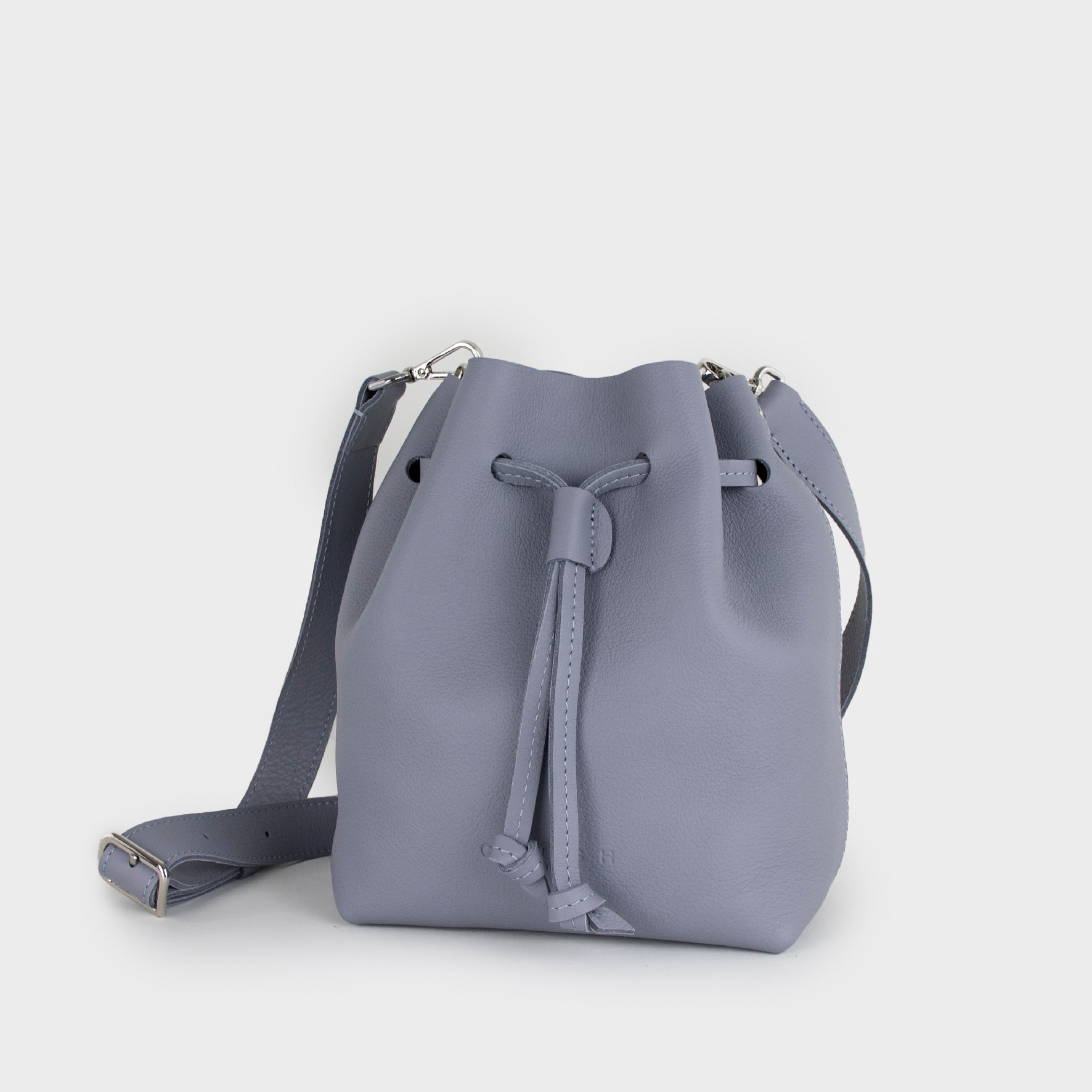 Bolso Bandolera De Cuero Mujer Lavanda - Magic Syna