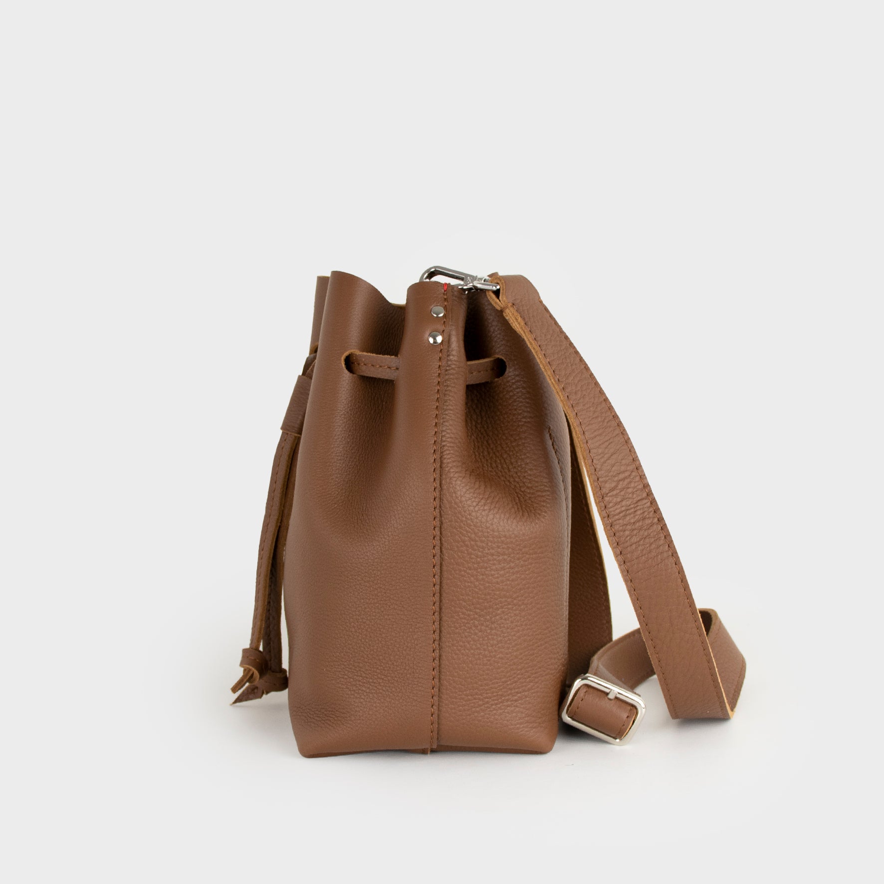 Leather Crossbody Bag Women Tan Big - Magic Syna