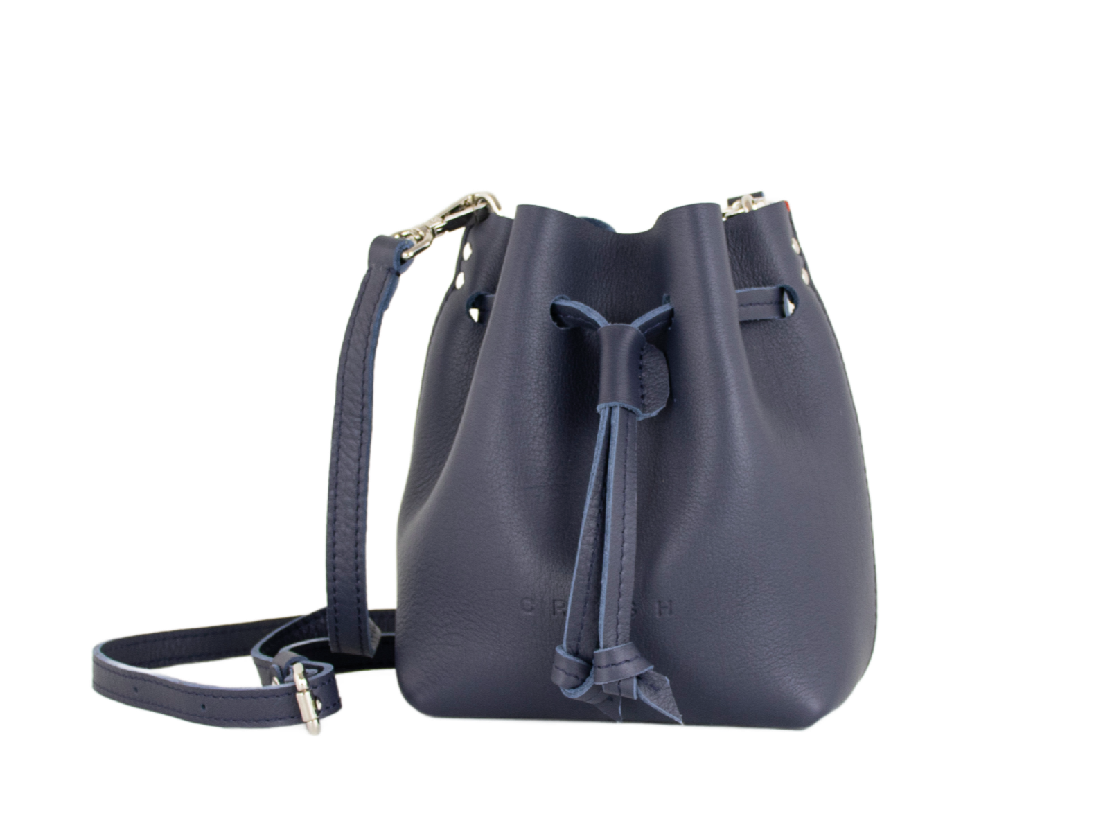 leather bag - blue bag