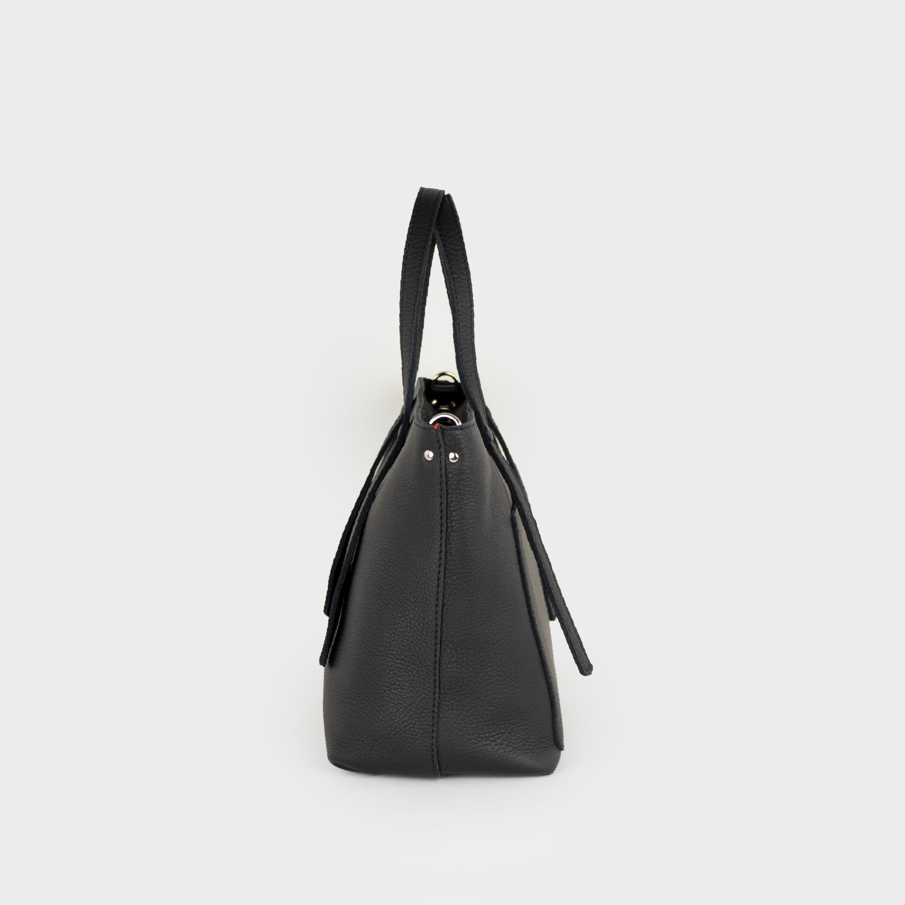 Bolso Tote de Cuero Mujer Negro M - Jarana Syna