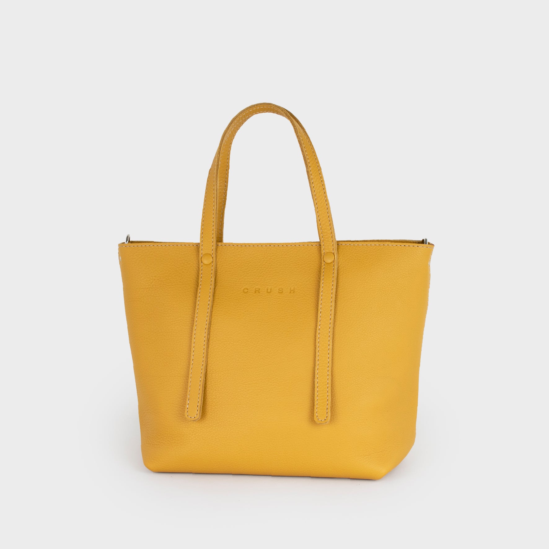 Leather Tote Bag Women Golden M - Jarana Syna