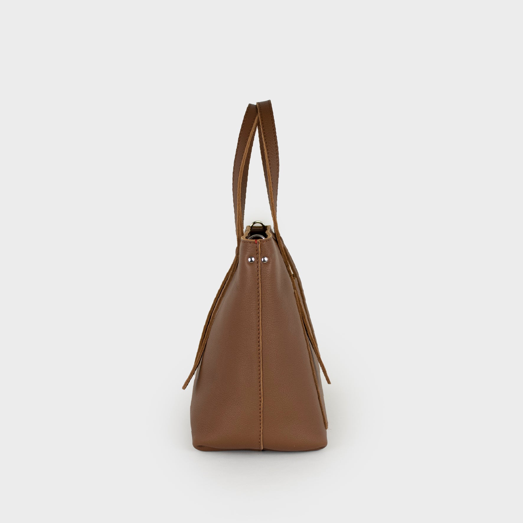 Leather Tote Bag Women Tan M - Jarana Syna