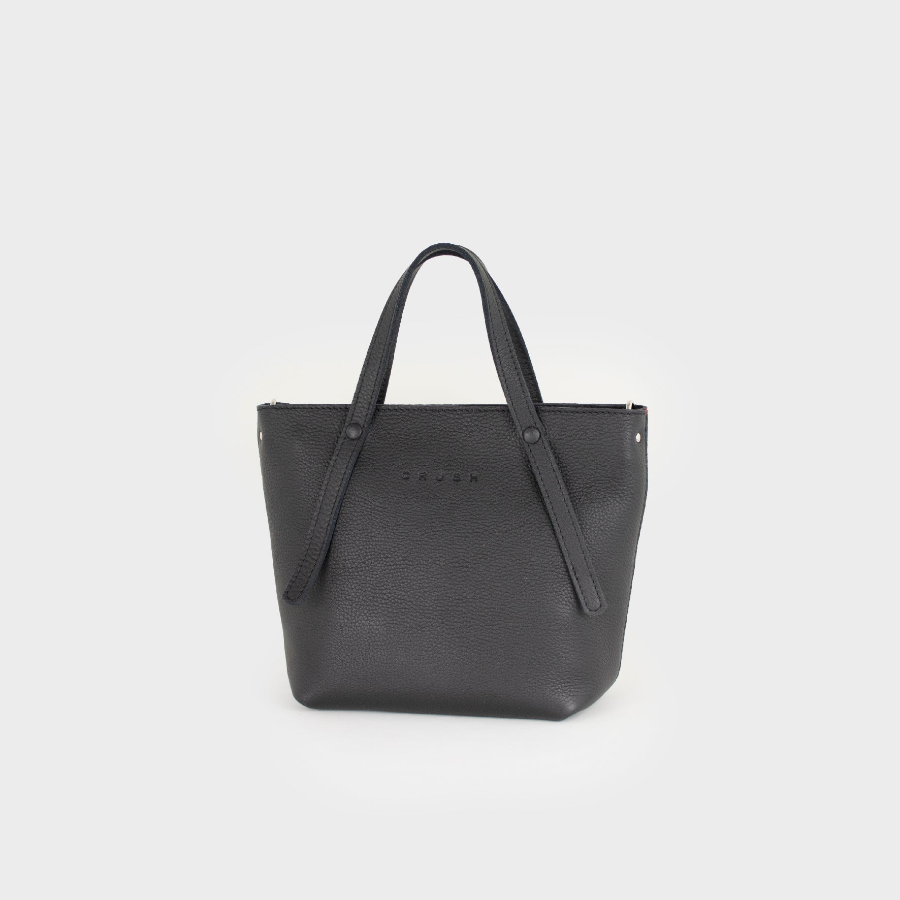 Leather Tote Bag Women Black S - Jarana Syna