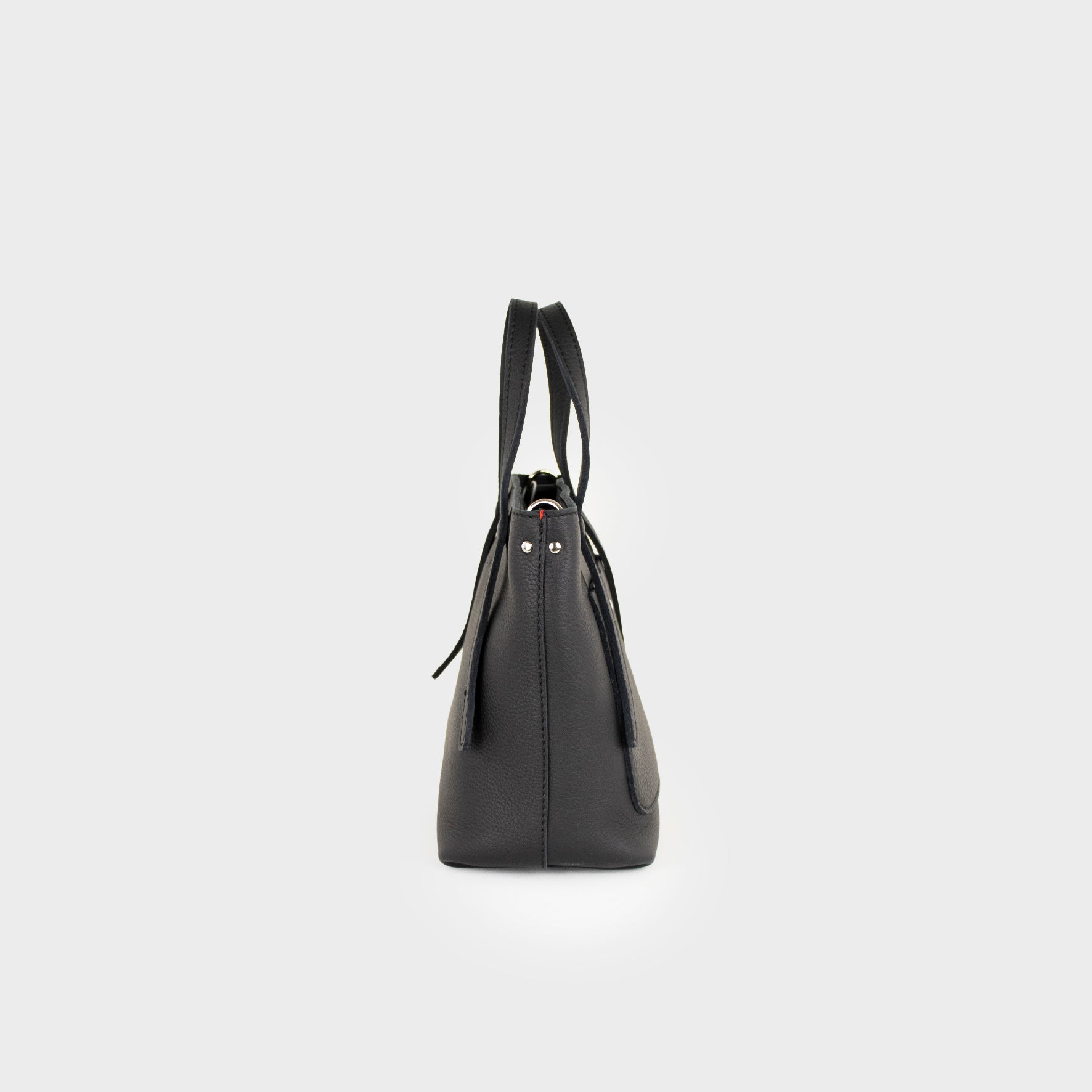 Leather Tote Bag Women Black S - Jarana Syna