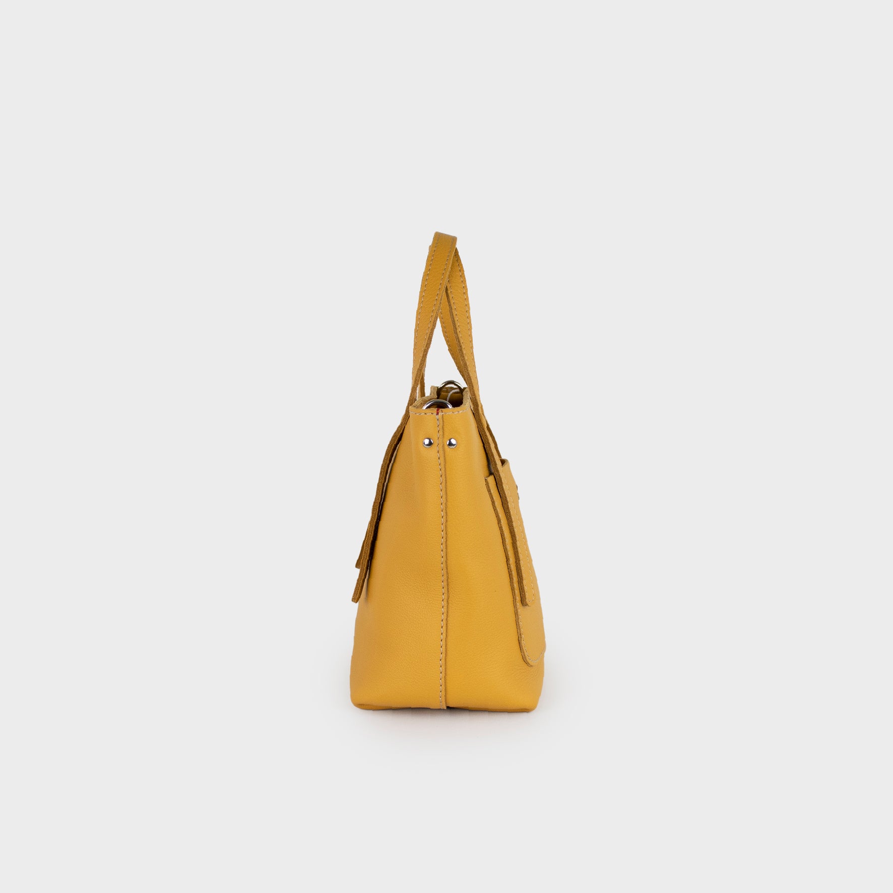 Leather Tote Bag Women Golden S - Jarana Syna