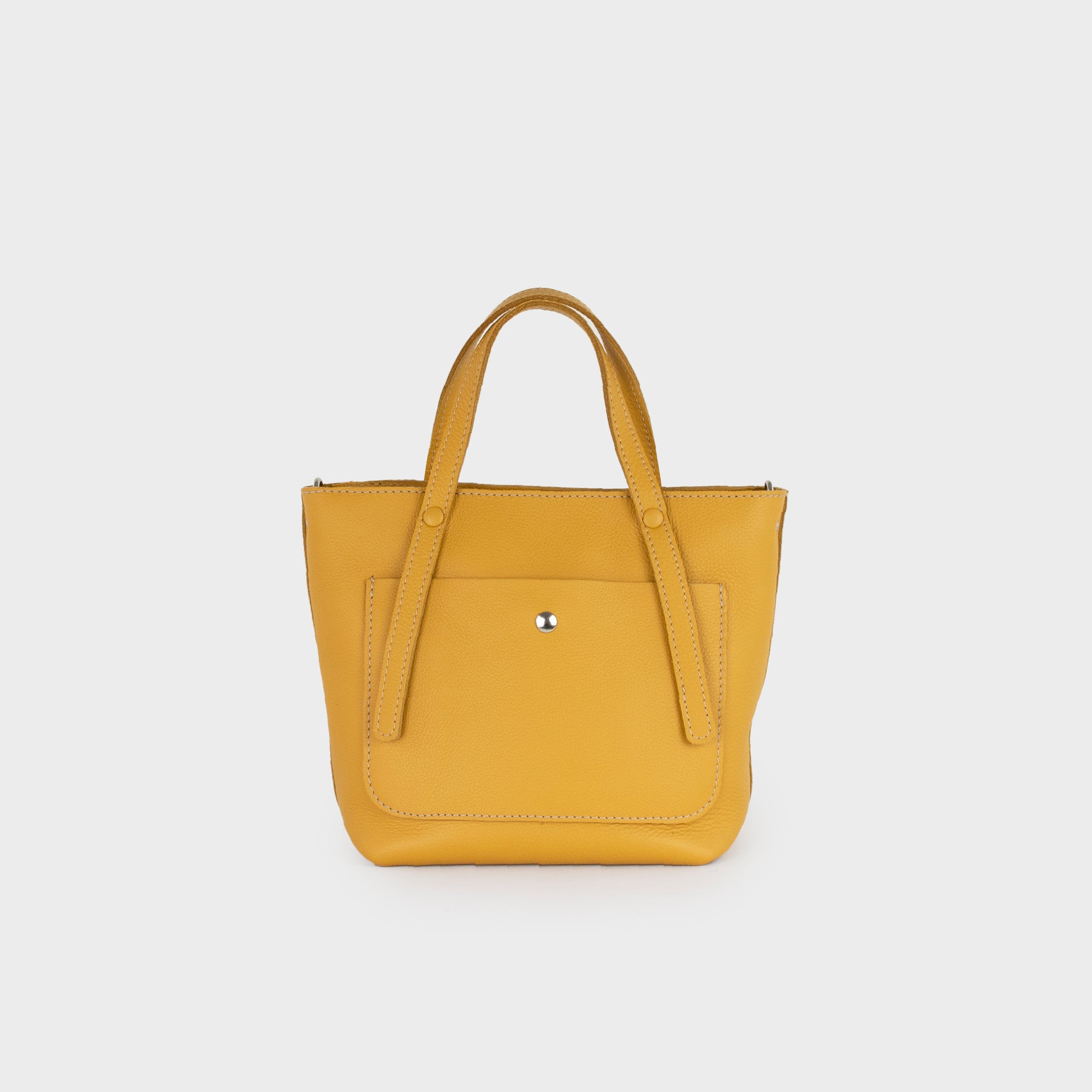 Leather Tote Bag Women Golden S - Jarana Syna