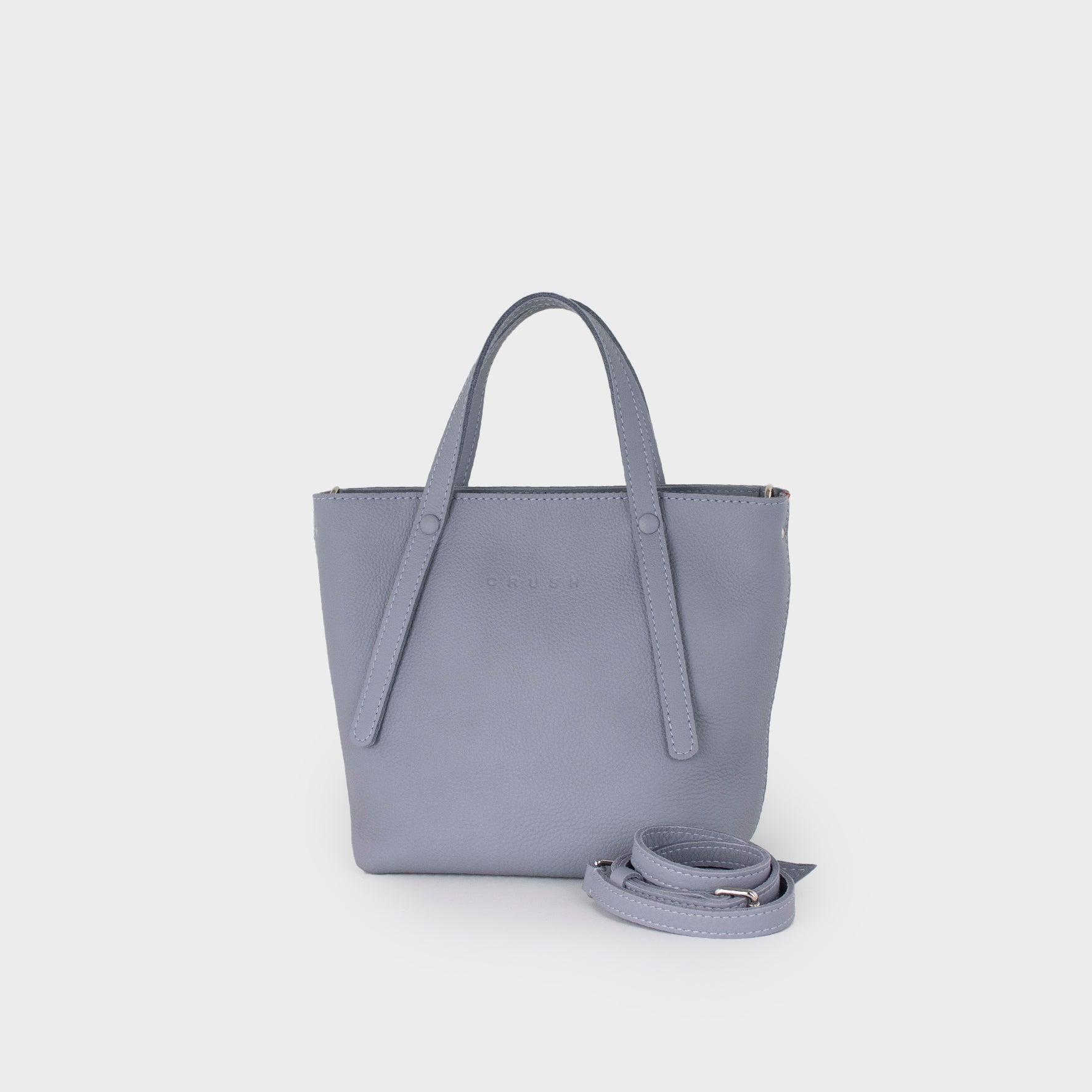 Bolso Tote De Cuero Mujer Lavanda S - Jarana Syna