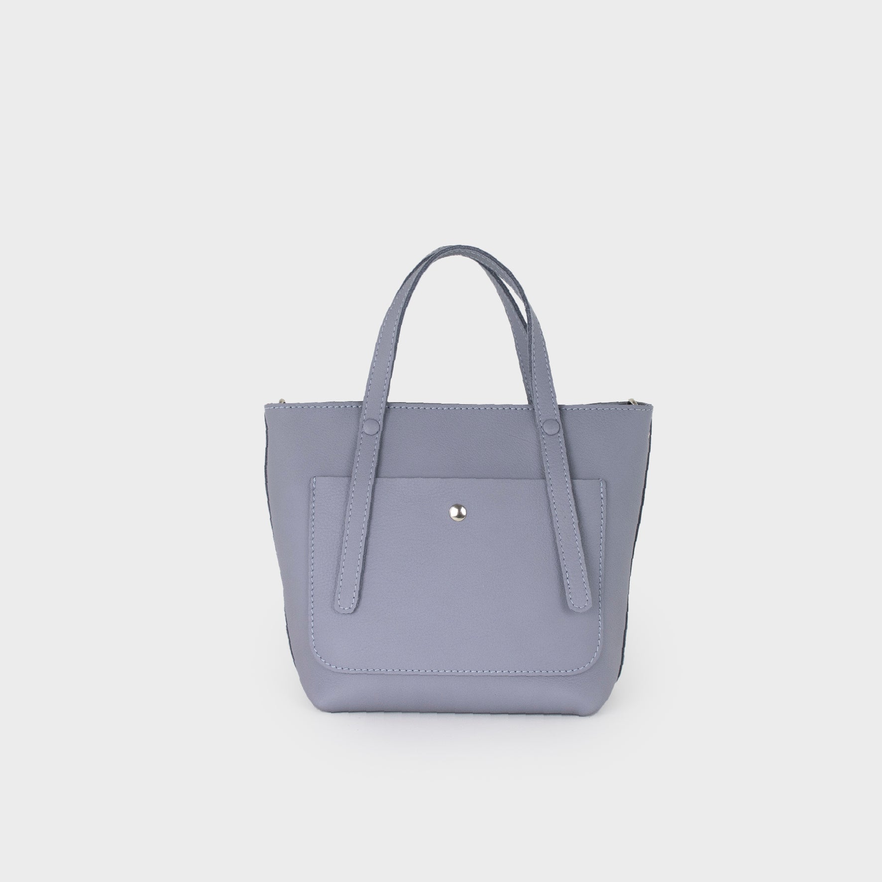 Bolso Tote De Cuero Mujer Lavanda S - Jarana Syna