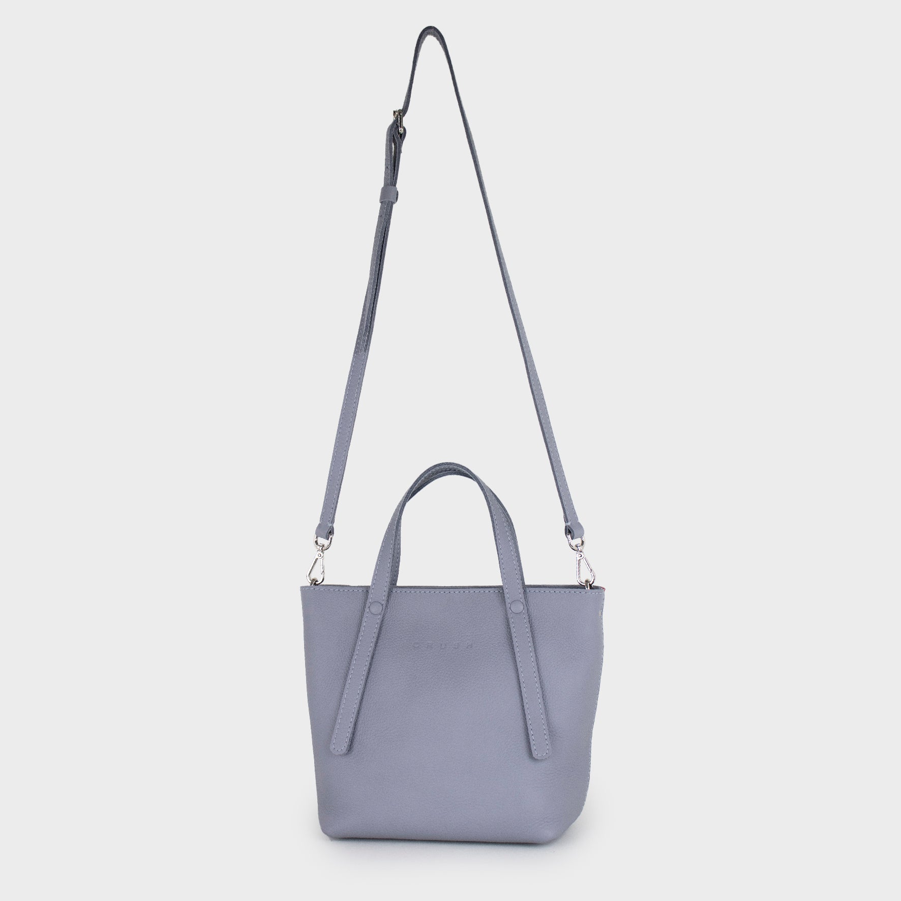 Bolso Tote De Cuero Mujer Lavanda S - Jarana Syna