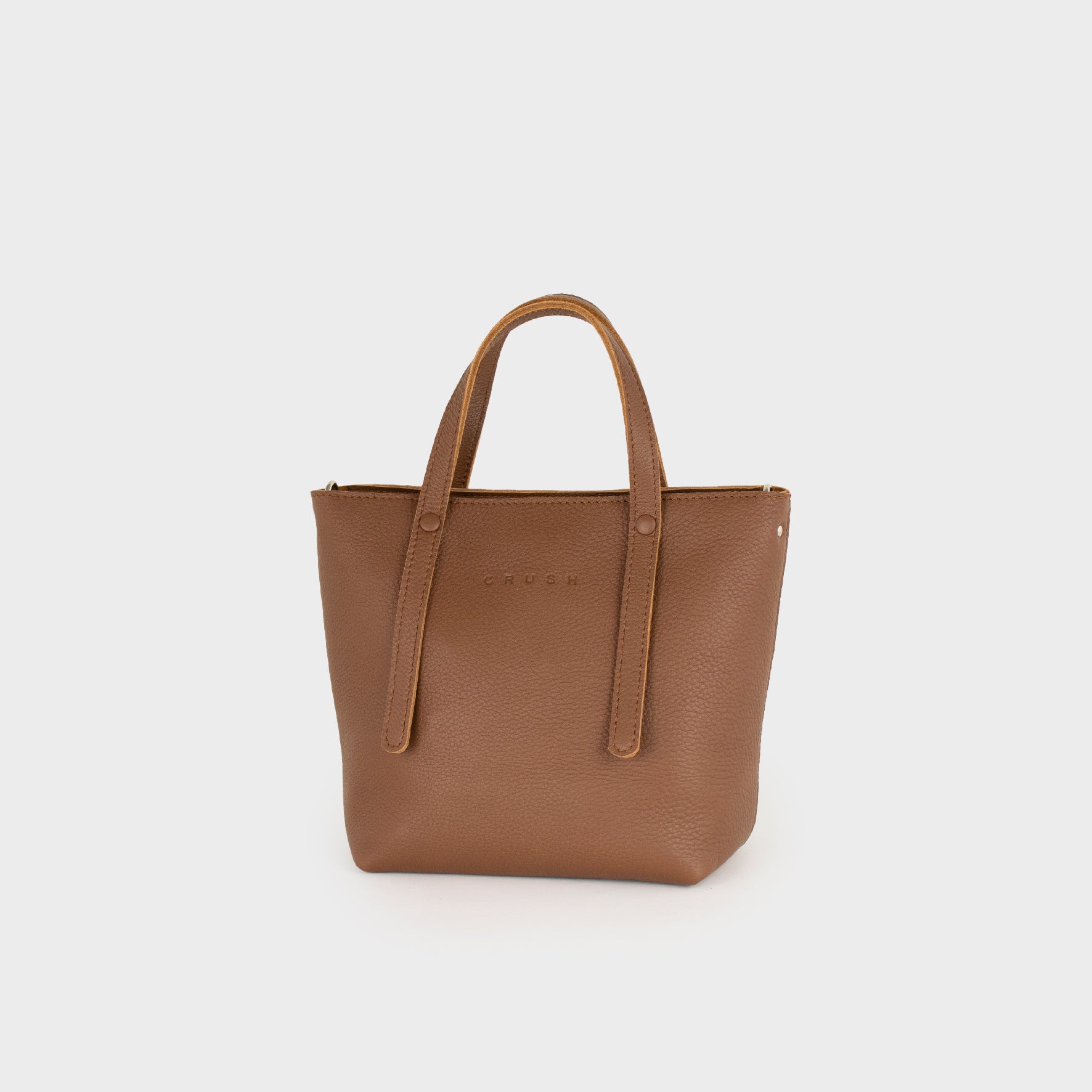 Leather Tote Bag Women Tan S - Jarana Syna